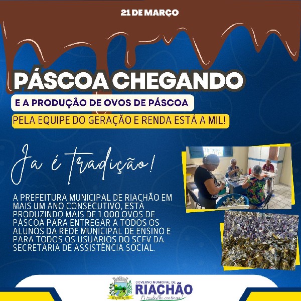 Produção de Ovos de Páscoa